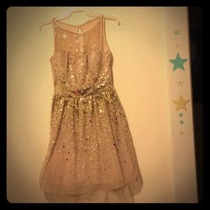 Gold Sequin Dress